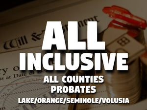 All Inclusive - All Counties - Probates