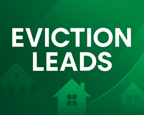 Eviction Leads cover image with Green color